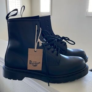 Dr. Martens 1460 mono black smooth leather boots M10 or W11